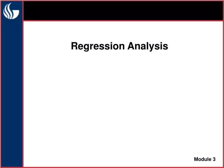 regression analysis