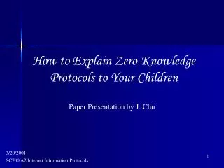 How to Explain Zero-Knowledge Protocols to Your Children