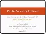 Parallel Computing Explained - slide 1
