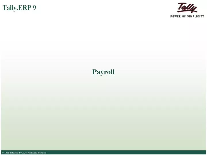 payroll