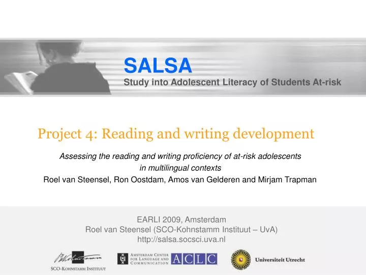 project 4 reading and writing development
