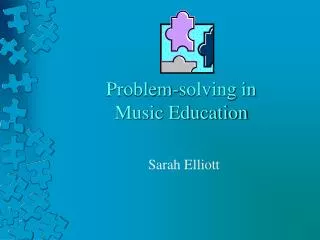 Problem-solving in Music Education