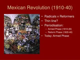 Mexican Revolution (1910-40)