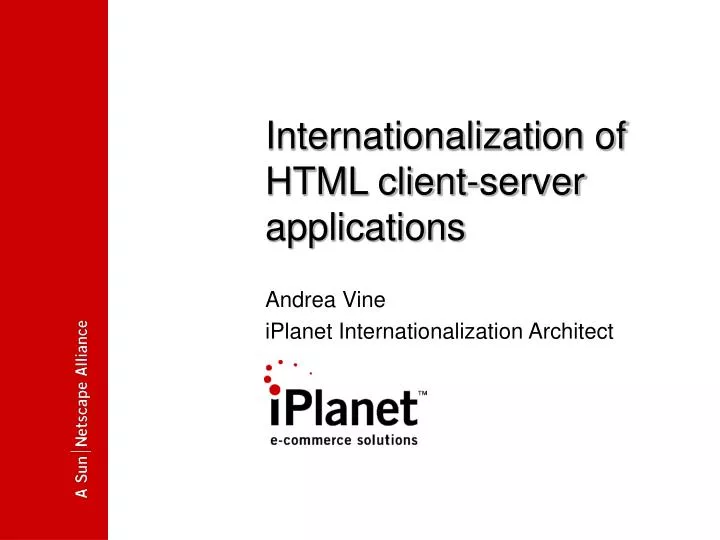 internationalization of html client server applications