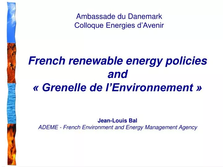 french renewable energy policies and grenelle de l environnement