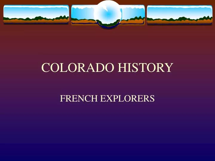 colorado history