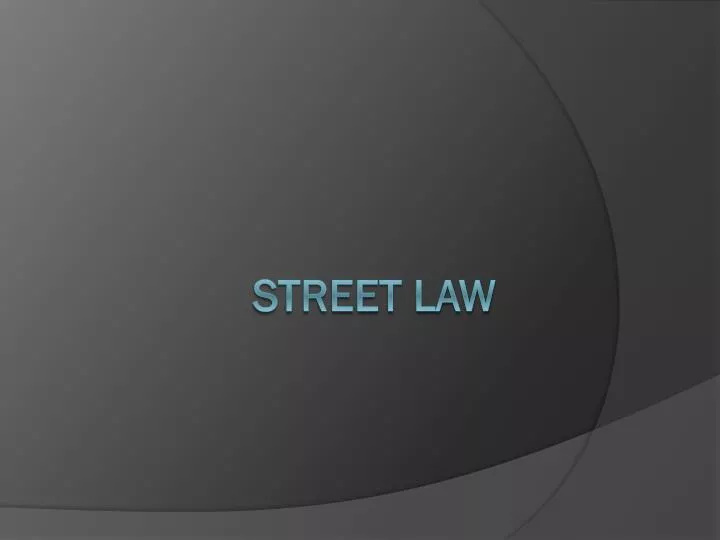 street law