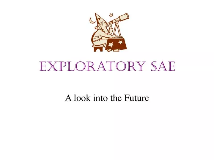 exploratory sae