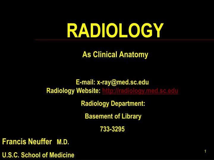 radiology