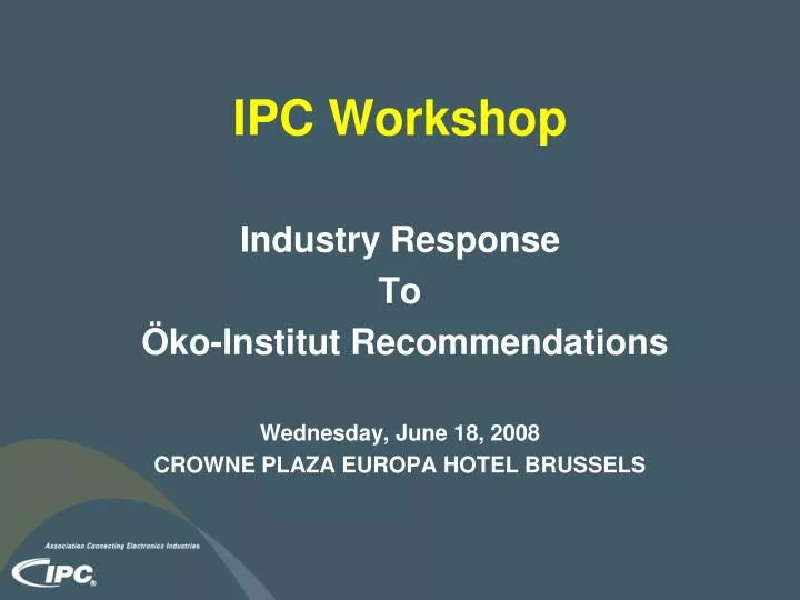 ipc workshop