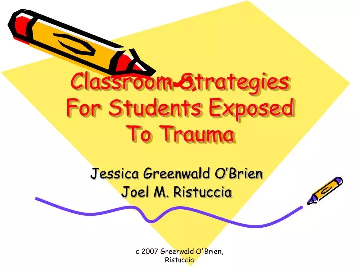 classroom strategies for students exposed to trauma