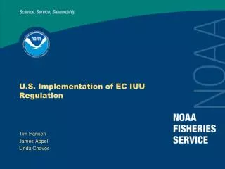 U.S. Implementation of EC IUU Regulation