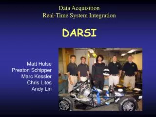 Data Acquisition Real-Time System Integration DARSI