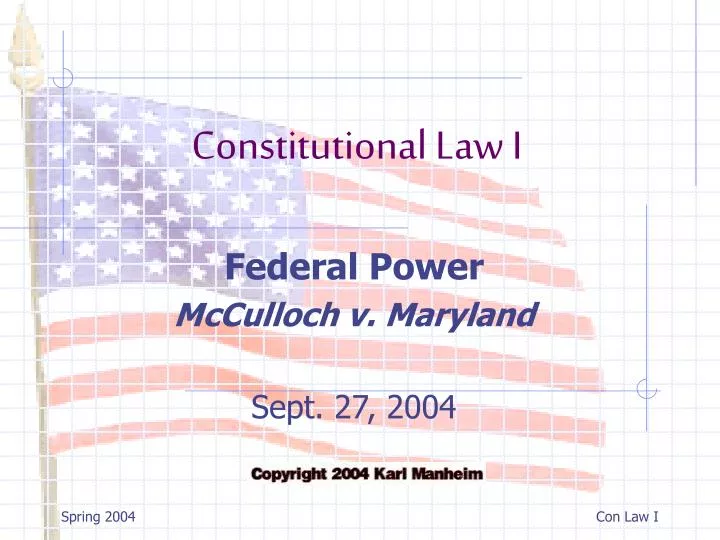 federal power mcculloch v maryland sept 27 2004