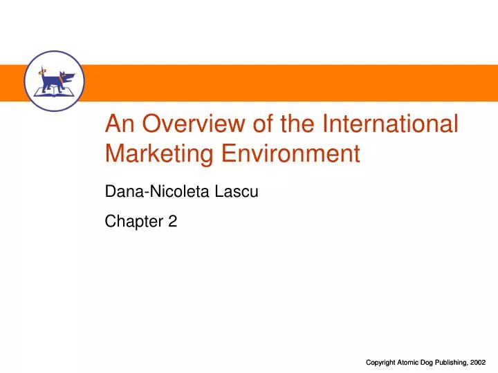 an overview of the international marketing environment