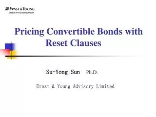 Pricing Convertible Bonds with Reset Clauses