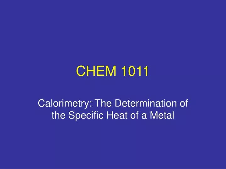 chem 1011