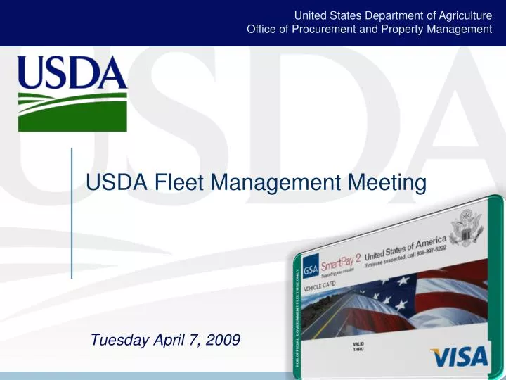 usda fleet management meeting