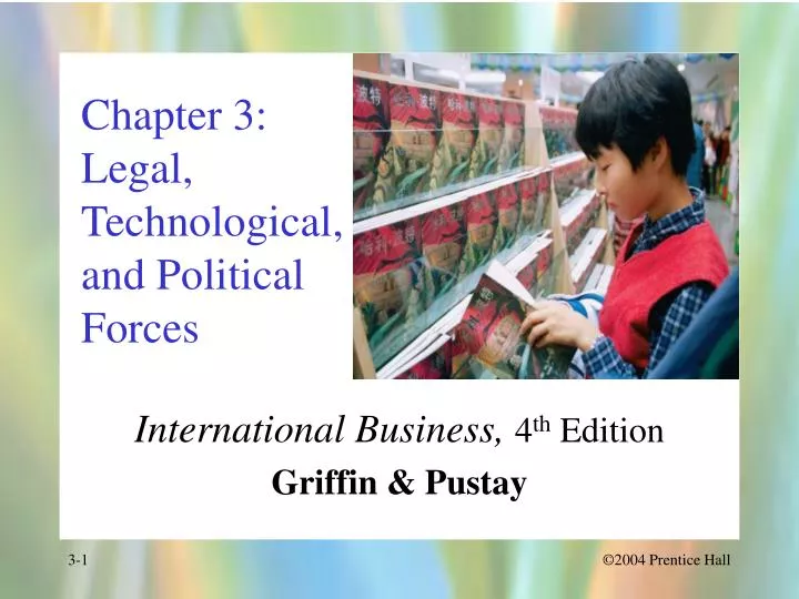 chapter 3 legal technological and political forces