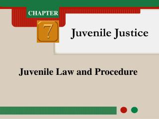 Juvenile Law and Procedure