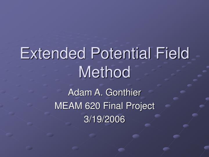 extended potential field method