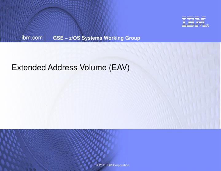 extended address volume eav