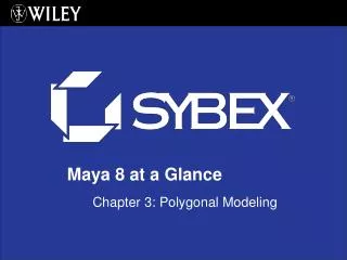 Chapter 3: Polygonal Modeling