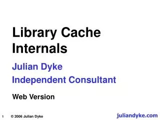 Library Cache Internals