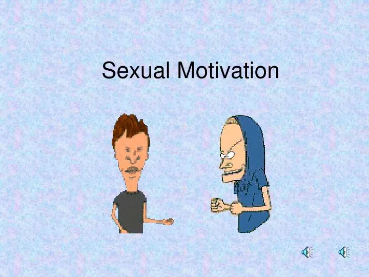 sexual motivation