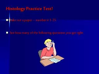 histology practice test