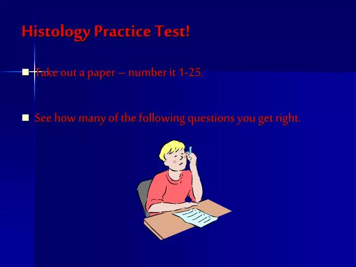 histology practice test