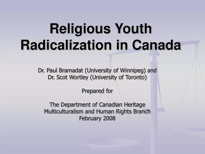 religious youth radicalization in canada