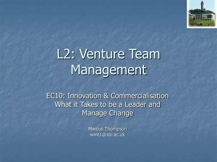 l2 venture team management