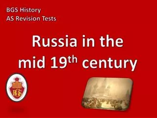 Russia in the mid 19 th century