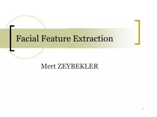 Facial Feature Extraction