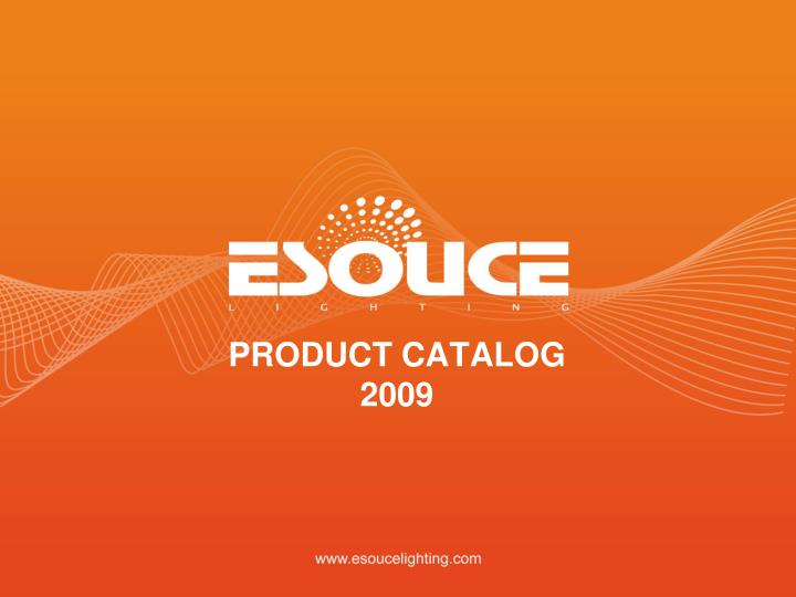 product catalog 2009