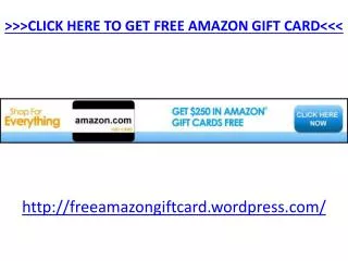FREE $250 Amazon Gift Card