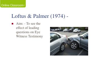 loftus palmer 1974