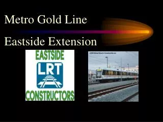 Metro Gold Line Eastside Extension