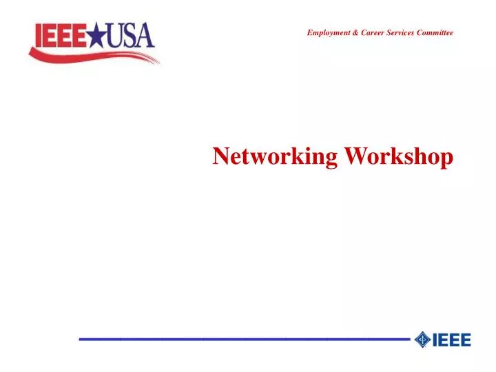 networking workshop