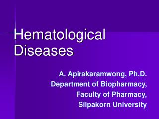 Hematological Diseases