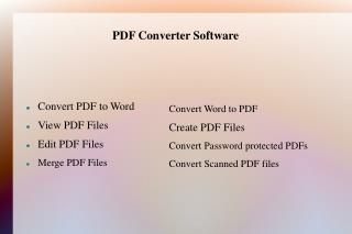 Unique PDF Professional Software