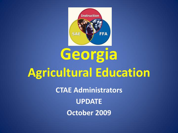 georgia agricultural education