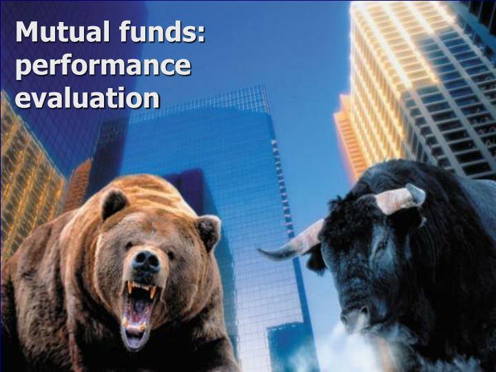 mutual funds performance evaluation