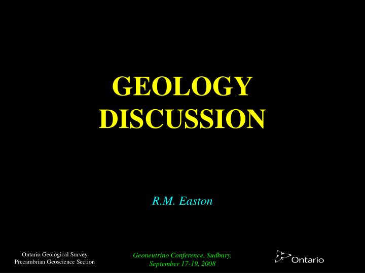 geology discussion