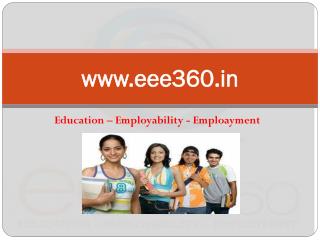 EEE360 - Education, Employability, Employment