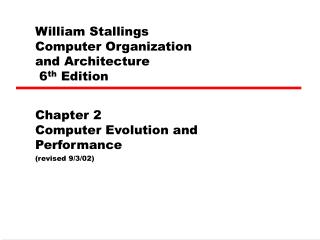 William Stallings Computer Organization and Architecture 6 th Edition