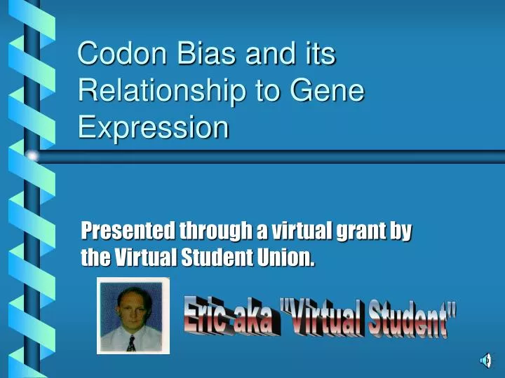 codon bias and its relationship to gene expression