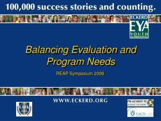 Balancing Evaluation and Program Needs