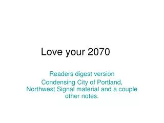 Love your 2070
